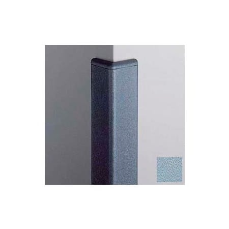 Pawling Surface Mounted Corner Guard 90Deg, 2'' Wings, 8'H W/Caps, BL Fog CG-20R-8-369